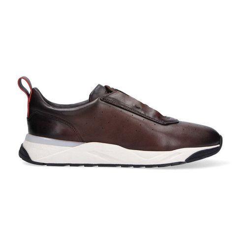 Sneakers sneaker pelle testa di moro - Santoni - Modalova