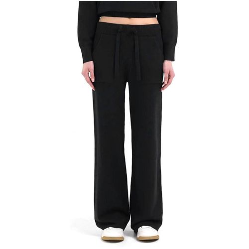 Jeans Pantalone Regular Fit In Misto Viscosa Black - Replay - Modalova