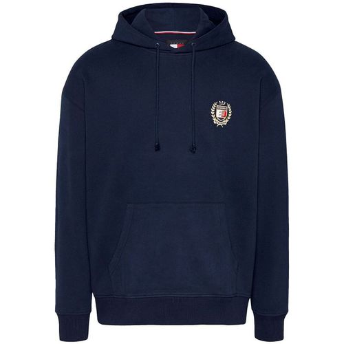 Felpa TJM REG TJ FLAG CREST HOOD EXT - Tommy Jeans - Modalova