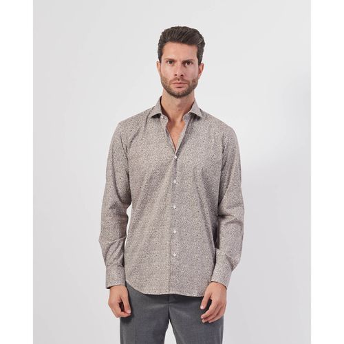 Camicia a maniche lunghe Camicia uomo Settemezzo con microfantasia all-over - Sette/Mezzo - Modalova