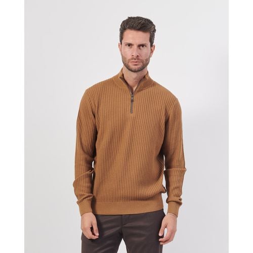 Maglione Maglione uomo mezza zip nido d'ape - Bugatti - Modalova