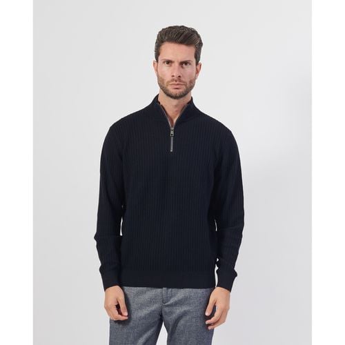 Maglione Maglione uomo mezza zip nido d'ape - Bugatti - Modalova