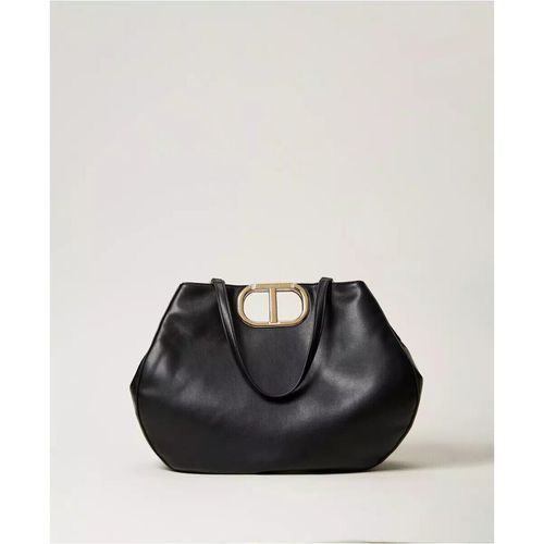 Borsette BORSA SHOPPER "LILA" CON MANICO OVAL T - Twin set - Modalova