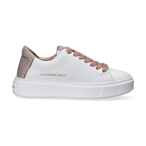 Sneakers basse sneaker London bianca rosa - Alexander Smith - Modalova