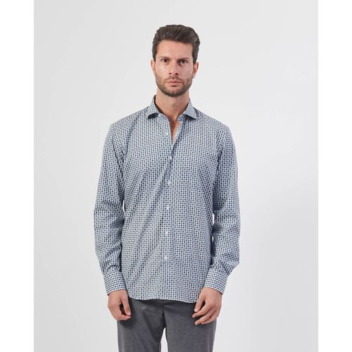 Camicia a maniche lunghe Camicia uomo Settemezzo a microfantasia - Sette/Mezzo - Modalova