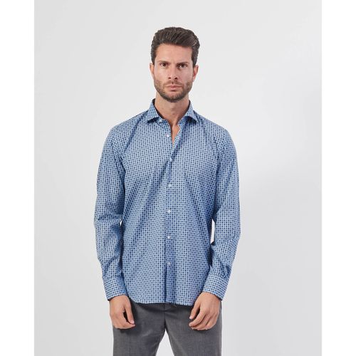 Camicia a maniche lunghe Camicia uomo Settemezzo a microfantasia - Sette/Mezzo - Modalova