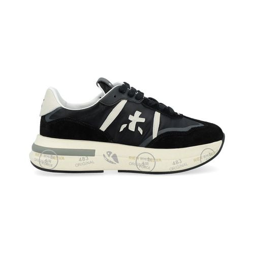 Sneakers Sneaker Cassie in pelle e tessuto nera - Premiata - Modalova