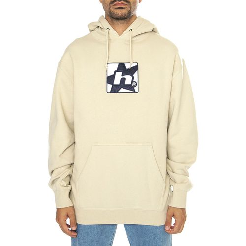 Felpa Huf H Star P/O Hoodie Stone - Huf - Modalova