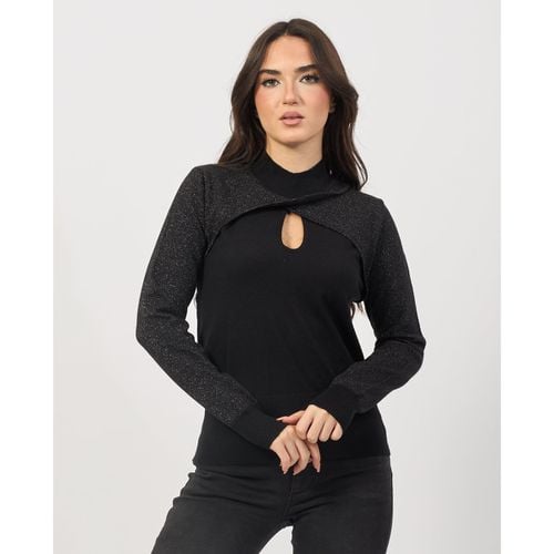 Maglione Maglia donna con davanti incrociato - Yes Zee - Modalova