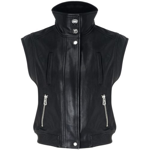 Giacche Gilet chiodo in nappa nera - Pinko - Modalova