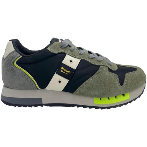 Sneakers F4QUEENS01/MES Sneaker Uomo Stringate Military/Black - Blauer - Modalova