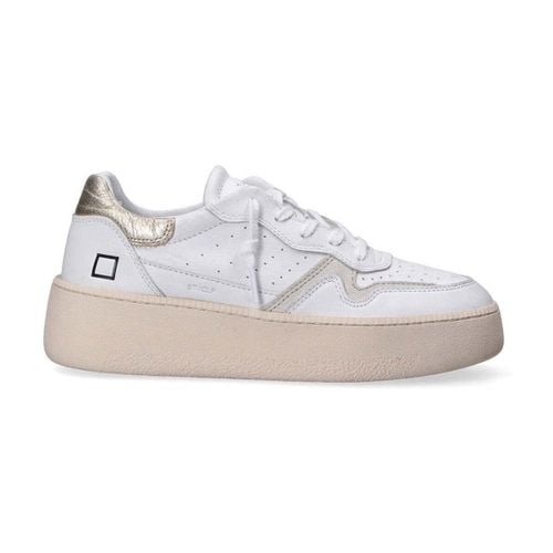 Sneakers basse D.A.T.E. sneaker Step Calf platino - Date - Modalova