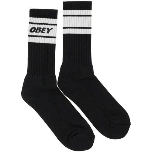 Calzini Cooper II Socks Black / White - Obey - Modalova