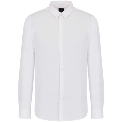 Camicia a maniche lunghe Classica Slim Cotone - Emporio armani - Modalova