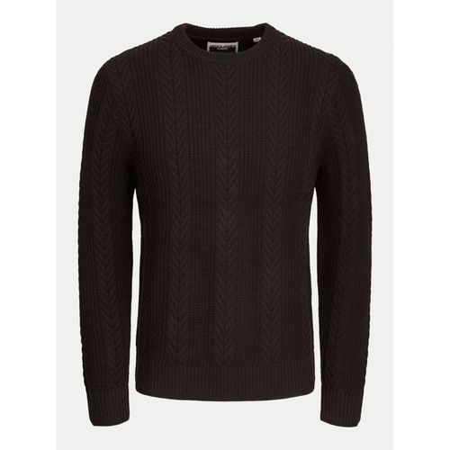 Maglione 12261436 CIPHER-SLATE BLACK - Jack & jones - Modalova