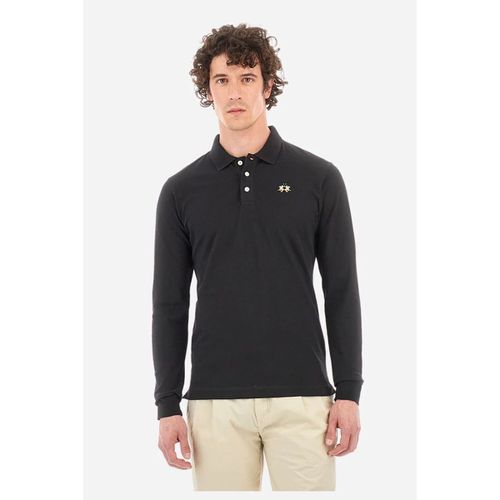 T-shirt & Polo CCMP04-PK001-09999 BLACK - La martina - Modalova