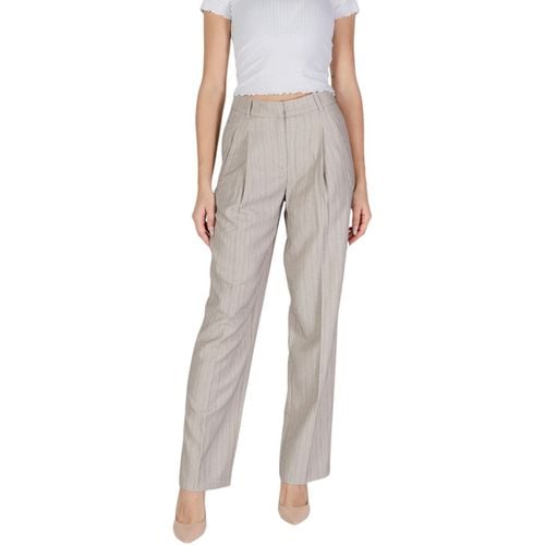 Pantaloni morbidi / Pantaloni alla zuava VMELI HW HERRINGBONE STRAIGHT PANTS 10319631 - Vero moda - Modalova