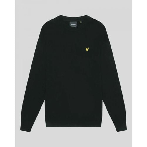 Maglione KN2110V MERINO CREW-Z865 JET BLACK - Lyle & Scott - Modalova