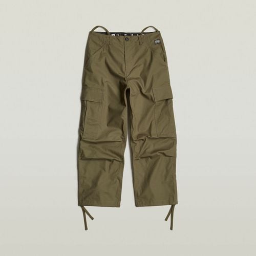 Pantaloni D25251-D714 CARGO CROPPED-B230 SHADOE OLIVE - G-star raw - Modalova