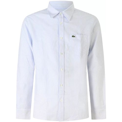 Camicia a maniche lunghe Camicia a fantasia rigata con mini logo per uomo - Lacoste - Modalova