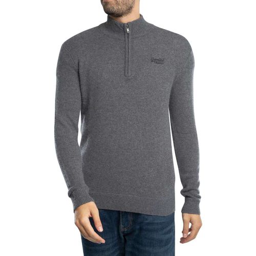 Maglione Maglia Essential EMB Half Zip - Superdry - Modalova