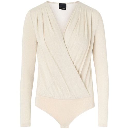 Maglione Body Calogero in lurex beige - Pinko - Modalova