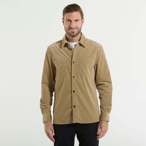 Camicia a maniche lunghe field jacket in velluto a coste - Dondup - Modalova