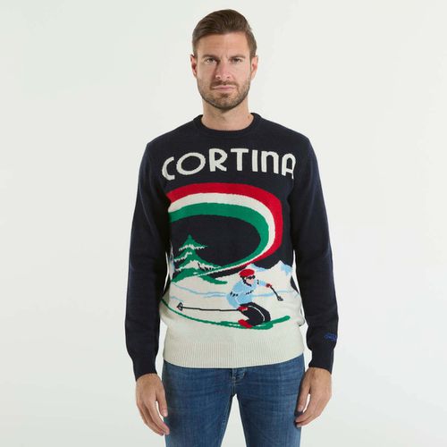 T-shirts a maniche lunghe maglione Cortina skier - Mc2 Saint Barth - Modalova