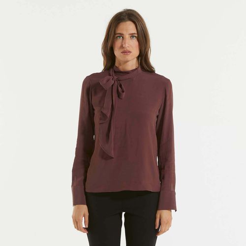 Vestiti Twin Set camicia bordeaux - Twin set - Modalova