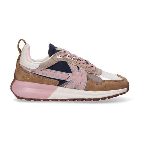 Sneakers basse sneaker in camoscio cuoio rosa - Kaotiko - Modalova