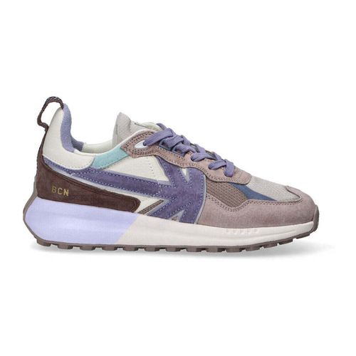 Sneakers basse sneaker in camoscio tortora lilla - Kaotiko - Modalova