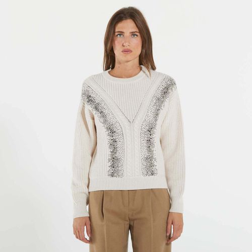 T-shirts a maniche lunghe pullover in lana a coste - Max mara - Modalova