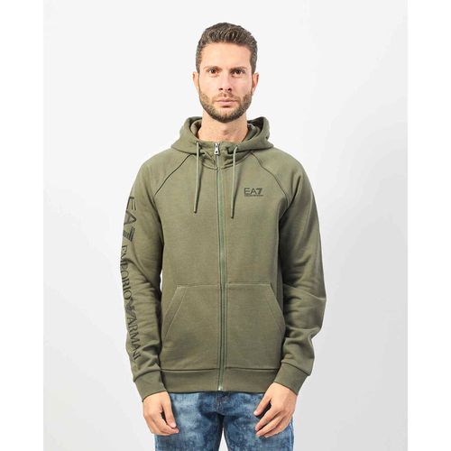 Felpa Felpa uomo fullzip con cappuccio - Emporio Armani EA7 - Modalova