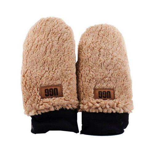 Guanti W SHERPA MITTEN W LOGO TAPE - Ugg - Modalova