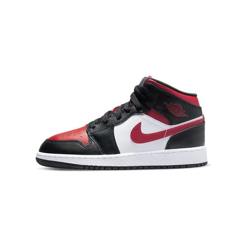 Sneakers basse - Air Jordan 1 Mid (GS) Rosso Bianco Black Fire Red - Nike - Modalova