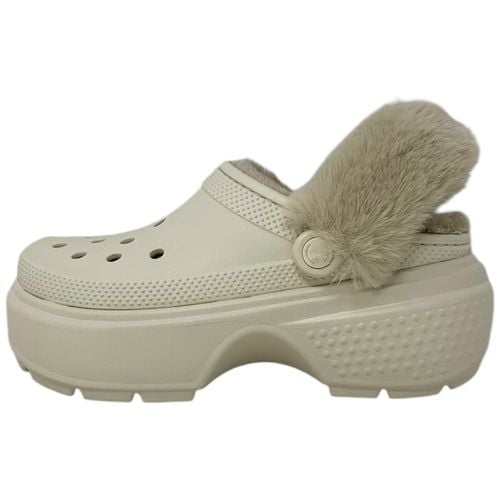 Pantofole CLASSICO CON PELLICCIA DONNA - Crocs - Modalova