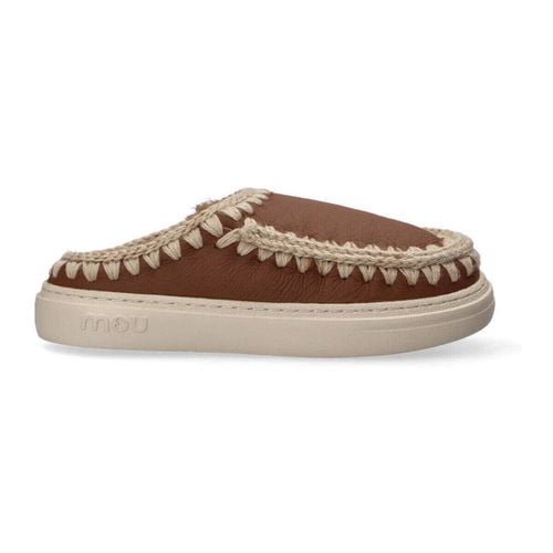 Scarpe Eskimo Bolg clog pelle cognac - Mou - Modalova