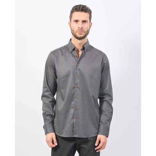 Camicia a maniche lunghe Camicia uomo con microfantasia - Bugatti - Modalova