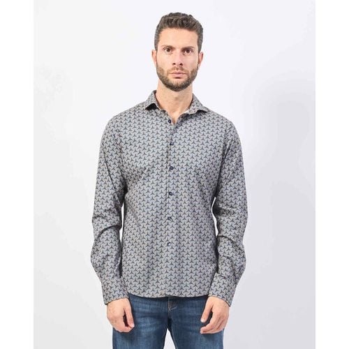 Camicia a maniche lunghe Camicia uomo a microfantasia - Yes Zee - Modalova