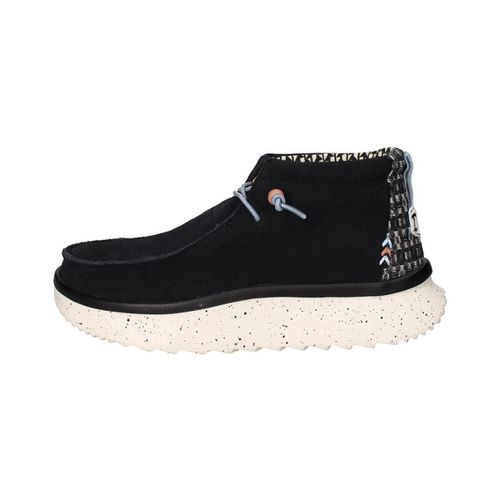 Sneakers basse Wendy Peak Hi Suede Sneakers Donna Black - HEYDUDE - Modalova