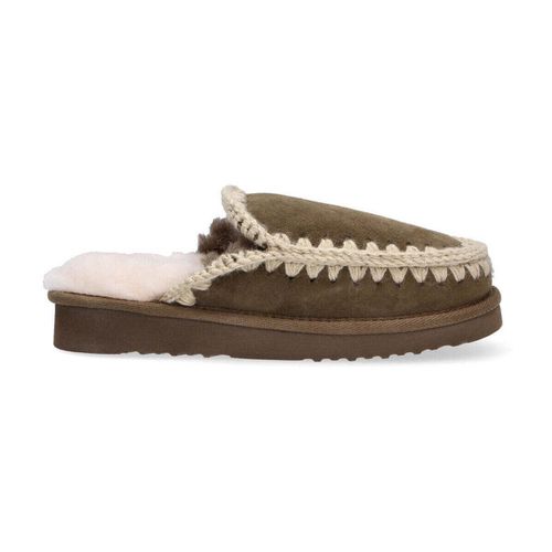 Scarpe ciabatta Eskimo Stitching clog camoscio - Mou - Modalova