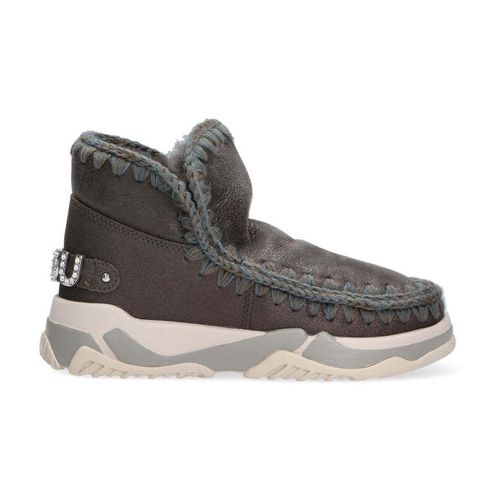 Stivali boot Eskimo trainer logo glitter pelle - Mou - Modalova