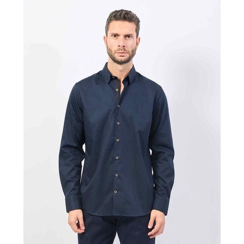 Camicia a maniche lunghe Camicia uomo a tinta unita - Bugatti - Modalova