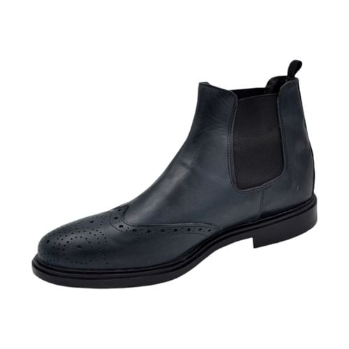 Stivali Beatles uomo stivaletto elastico coda di rondine vera pelle - Malu Shoes - Modalova