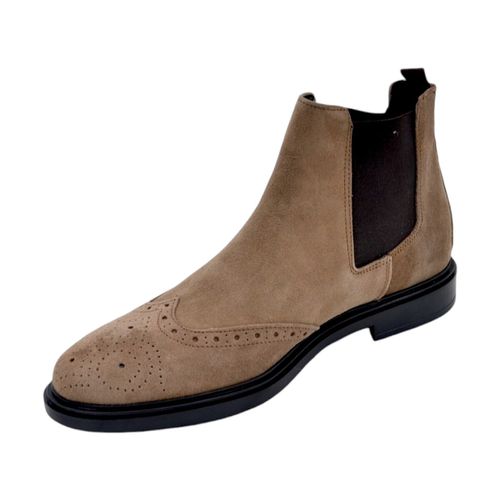 Stivali Beatles uomo stivaletto basso elastico laterale ricamo punta ve - Malu Shoes - Modalova