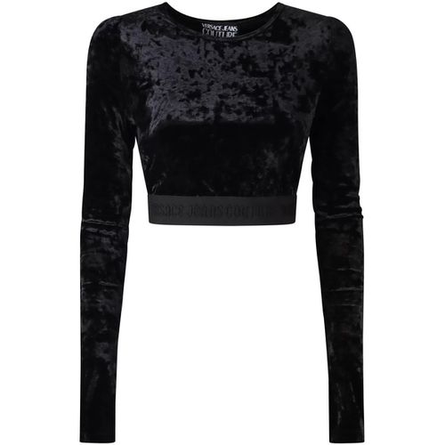 Camicetta Top in velluto per donna - Versace Jeans Couture - Modalova