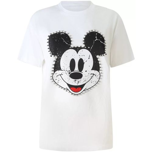 T-shirt T-shirt bianca con topolino per donna - Aniye By - Modalova