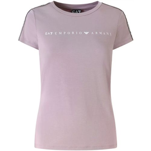 T-shirt T-shirt lilla per donna - Emporio Armani EA7 - Modalova