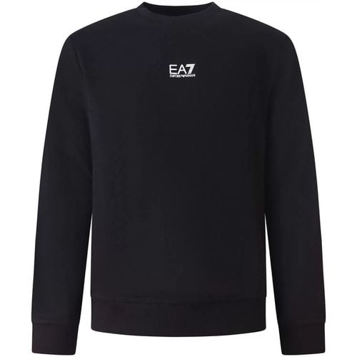 Felpa Felpa nera con mini logo per uomo - Emporio Armani EA7 - Modalova