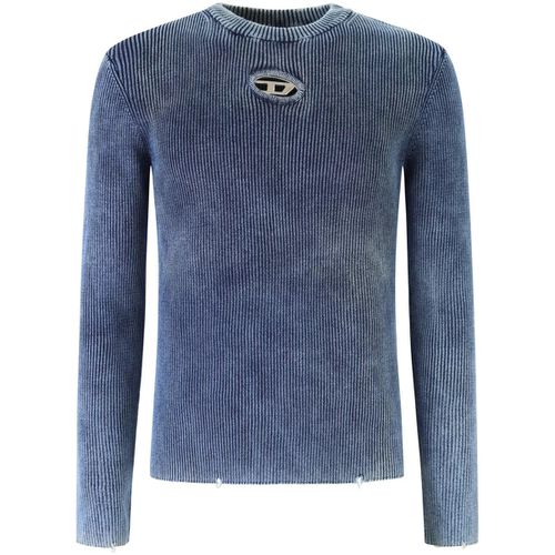 Maglione Maglione con logo argento per uomo - Diesel - Modalova